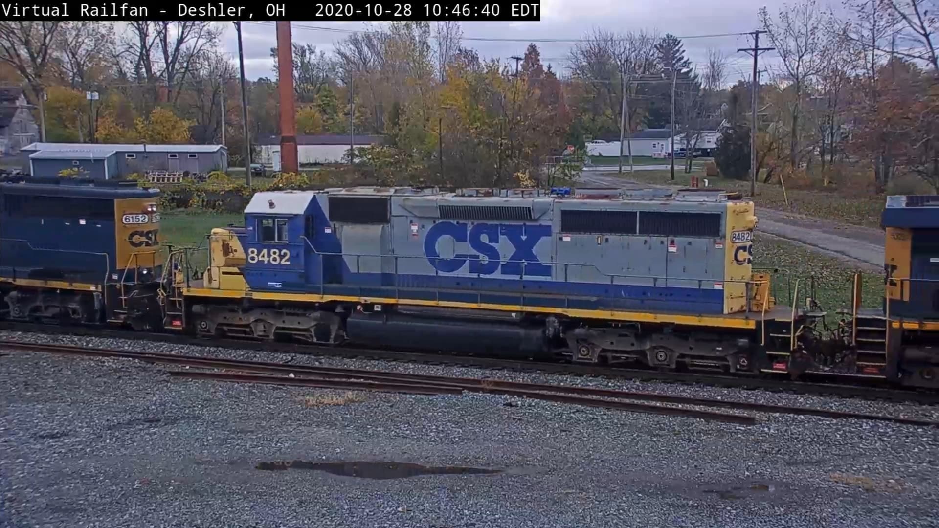 CSX SD40-2 at Deshler, OH.